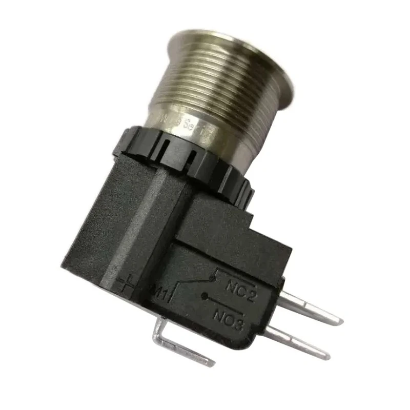 RS PRO Push Button Switch, Latching, Panel Mount, 19.1 mm Cutout, SPDT, IP67 Rated, 12 V DC, 250 V AC MW19
