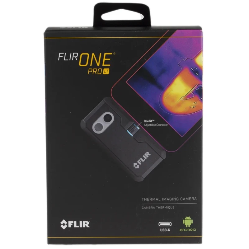 FLIR Thermal Imaging Camera ONE Pro LT USB Type C, 80 x 60 Pixel Detector Resolution, 120°C Max Temp 435-0013-03