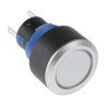 RS PRO Illuminated Push Button Switch, Momentary, Panel Mount, SPDT, White LED, IP65, 36 V dc, 5A, 22.2 mm Cutout KPB22