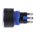 RS PRO Illuminated Momentary Push Button Switch Panel Mount DPDT 22.2 mm Cutout Red LED IP65 36 V dc 250 V KPB22