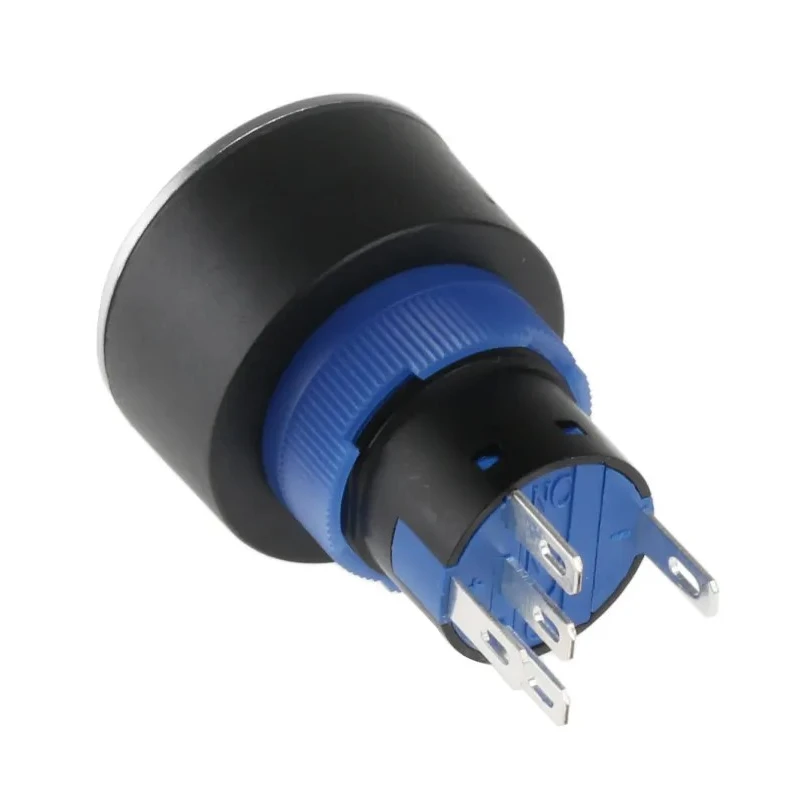 RS PRO Illuminated Push Button Switch, Momentary, Panel Mount, SPDT, White LED, IP65, 36 V dc, 5A, 22.2 mm Cutout KPB22