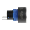 RS PRO Illuminated Push Button Switch, Momentary, Panel Mount, SPDT, White LED, IP65, 36 V dc, 5A, 22.2 mm Cutout KPB22