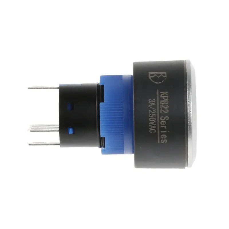 RS PRO Illuminated Push Button Switch, Momentary, Panel Mount, SPDT, White LED, IP65, 36 V dc, 5A, 22.2 mm Cutout KPB22