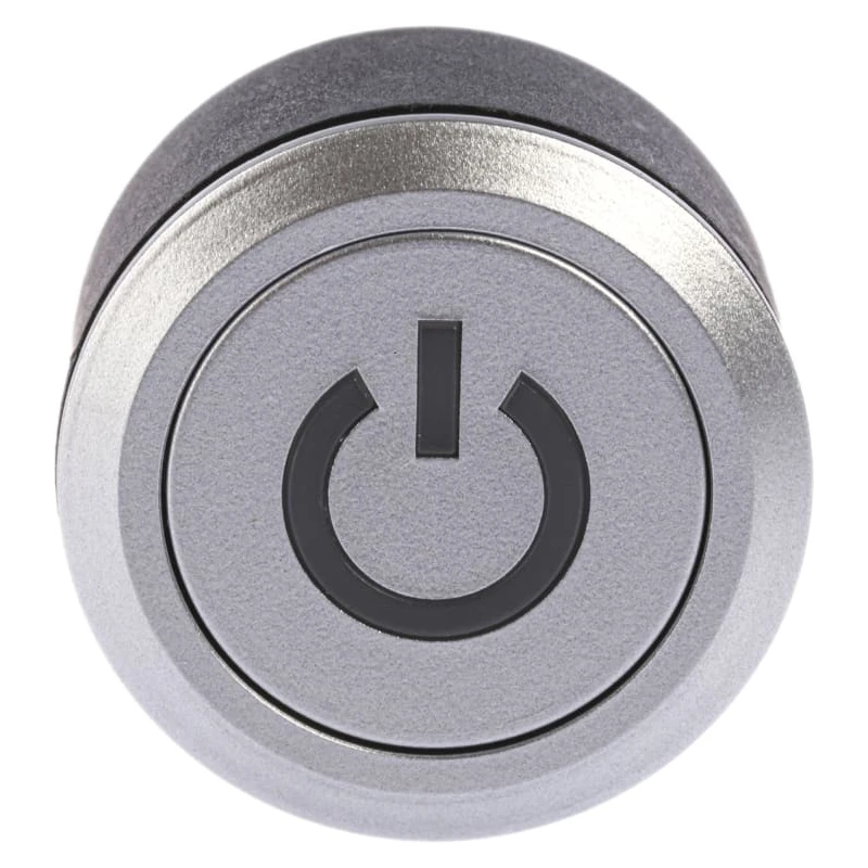 RS PRO Series Illuminated Push Button Switch, Momentary, Panel Mount, 22.2 mm Cutout, SPDT Contact, Red LED, IP65, 36V KPB22