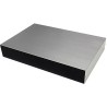 Takachi Electric Industrial Aluminium Desktop Enclosure Black Silver 250 mm x 170 mm x 50 mm YM25-5-17
