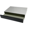 Takachi Electric Industrial Aluminium Desktop Enclosure Black Silver 250 mm x 170 mm x 50 mm YM25-5-17
