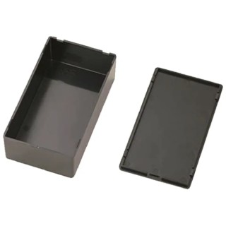 Takachi Electric Industrial SW Series Black Lid ABS Enclosure IP40 30mm x 75mm x 50mm SW-75B
