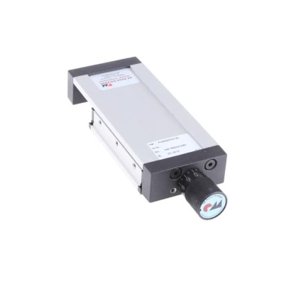 Rose+Krieger Positioning Table with 25 mm Stroke Length, 125 N Static Load, Aluminium Guide Rail and Vernier FNA5023TA0120