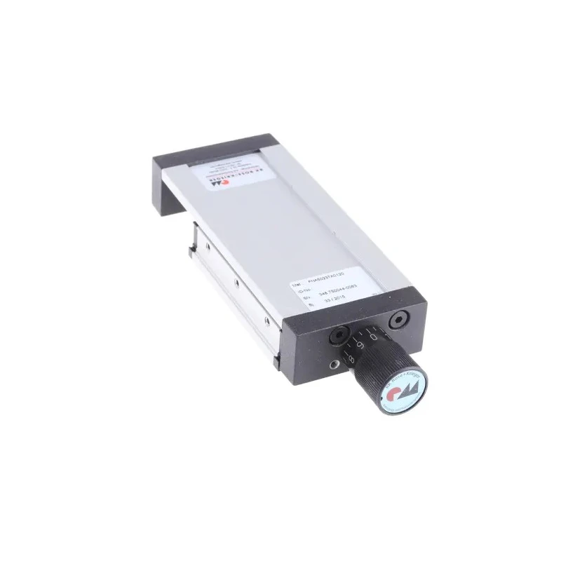 Rose+Krieger Positioning Table with 25 mm Stroke Length, 125 N Static Load, Aluminium Guide Rail and Vernier FNA5023TA0120