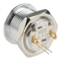 RS PRO Illuminated Momentary Push Button Switch Panel Mount 16 mm Cutout SPST RGB LED IP67 36 V dc MPB16