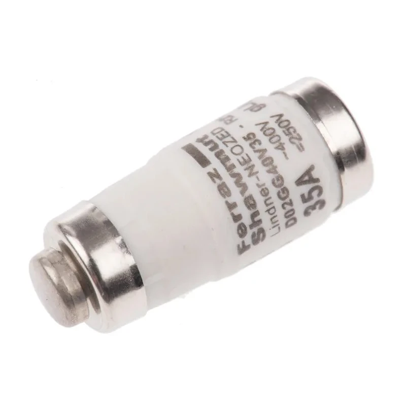 Mersen 35A 400V AC D02 Neozed Fuse, Ceramic Body, 50kA Breaking Capacity R219826/D02GG40V35 R219826 / D02GG40V35
