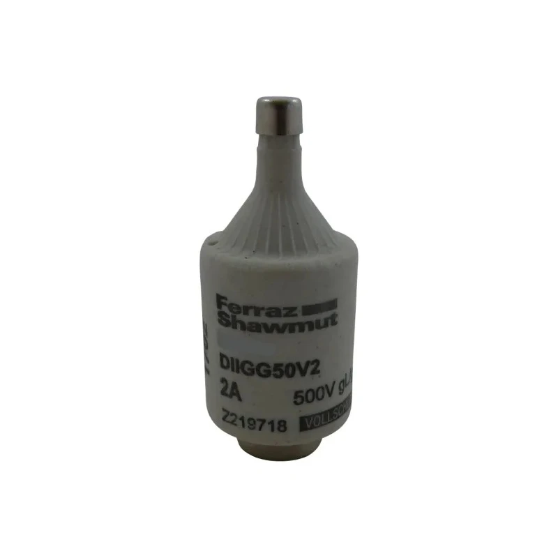 Mersen 2A, 500V D2 Diazed Bottle Fuse, Ceramic Body, E27 Thread Size Z219718 / DIIGG50V2
