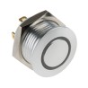 RS PRO Illuminated Momentary Push Button Switch with Green LED, Panel Mount, 16 mm Cutout, SPST, IP67, 36 V dc MPB16