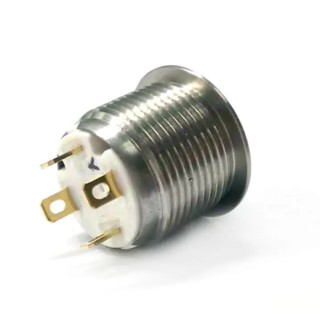 RS PRO Illuminated Momentary Push Button Switch, Panel Mount, 16 mm Cutout, SPST, Yellow LED, IP67, 36 V dc 175-9126