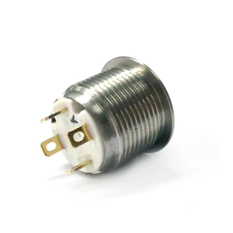 RS PRO Illuminated Momentary Push Button Switch, Panel Mount, 16 mm Cutout, SPST, Yellow LED, IP67, 36 V dc 175-9126