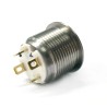 RS PRO Illuminated Momentary Push Button Switch, Panel Mount, 16 mm Cutout, SPST, Yellow LED, IP67, 36 V dc 175-9126