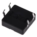 APEM Red Tactile Switch Plunger, 3 mm Actuator Length, SPST 50mA 12 V dc Surface Mount DTS24RV