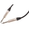Van Damme Male 6 mm Mono Jack to Male 6 mm Mono Jack Auxiliary Cable, Black, 6 m 101-100-100 BLACK