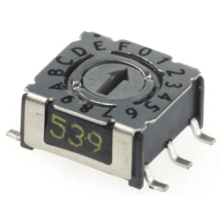 Hartmann Rotary Flush Rotary Coded DIP Switch Surface Mount P36S103