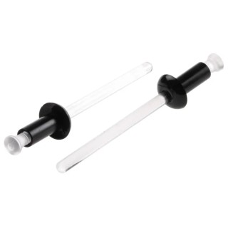 Essentra Nylon Clinch Rivet, 4 mm Diameter, 9.6 mm Length, Polycarbonate Mandrel 379-9646