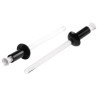 Essentra Nylon Clinch Rivet, 4 mm Diameter, 9.6 mm Length, Polycarbonate Mandrel 379-9646