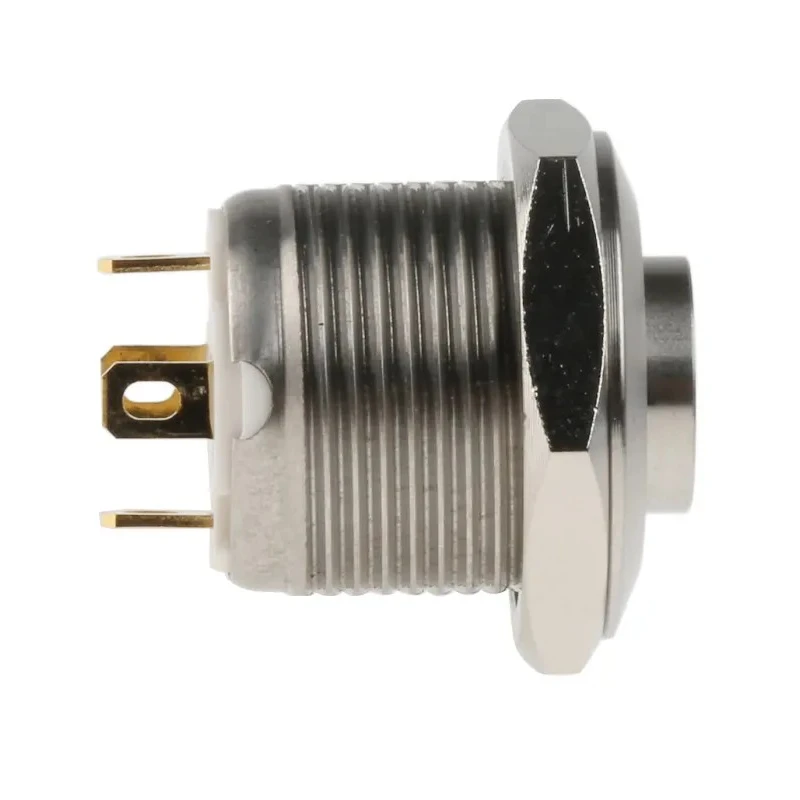 RS PRO Illuminated Push Button Switch Momentary SPST Panel Mount Blue LED IP67 36V DC MPB16