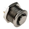 RS PRO MPB16 Series Illuminated Momentary Push Button Switch, Panel Mount, 16 mm Cutout, SPST, RGB LED, IP67, 36 V dc MPB16