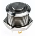 RS PRO MPB16 Series Illuminated Momentary Push Button Switch, Panel Mount, 16 mm Cutout, SPST, RGB LED, IP67, 36 V dc MPB16