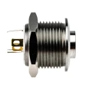 RS PRO MPB16 Series Illuminated Momentary Push Button Switch, Panel Mount, 16 mm Cutout, SPST, RGB LED, IP67, 36 V dc MPB16
