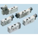 SMC Pneumatic 5/2 Solenoid Valve G Port Size 1/8 in Die Cast Aluminium Body 115V ac SYJ7220-3DZ-01F-Q
