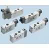 SMC Pneumatic 5/2 Solenoid Valve G Port Size 1/8 in Die Cast Aluminium Body 115V ac SYJ7220-3DZ-01F-Q