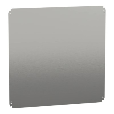 Schneider Electric Metal Mounting Plate 750mm W x 750mm L, Plain Type for Spacial CRN Enclosure NSYMM88