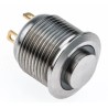 RS PRO Illuminated Momentary Push Button Switch Panel Mount 16 mm Cutout SPST White LED IP67 36 V dc MPB16