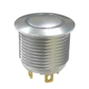RS PRO MPB16 Series Push Button Switch Momentary Panel Mount 16 mm Cutout SPST IP67 36 V dc MPB16