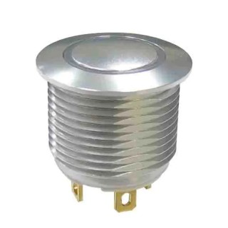 RS PRO MPB16 Series Push Button Switch Momentary Panel Mount 16 mm Cutout SPST IP67 36 V dc MPB16