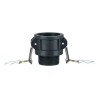 RS PRO Hose Connector 38.1 mm ID Polypropylene, BSP Male 1-1/2 in, 7 bar, -40°C to 80°C 382-5672