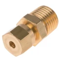 RS PRO Brass Compression Fitting for Use with Thermocouple or PRT Probe, RoHS Compliant, United Kingdom Origin 381-7283