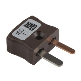 RS PRO Thermocouple Connector for Use with Type T Thermocouple, RoHS Compliant, IEC Standard 381-7457