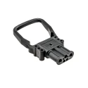 Rema Industrial Power Connector 160A, 150V, Black, Plastic, Chassis Mount 95017-01