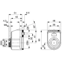 Elesa 5 Digit Mechanical Position Indicator Counter, Clockwise Rotation, Model DD52R