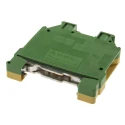 RS PRO 2-Way DIN Rail Earth Terminal Block, 10mm² Cable CSA, Screw Termination, Nylon Housing, 800V, 57A Current 384-7010