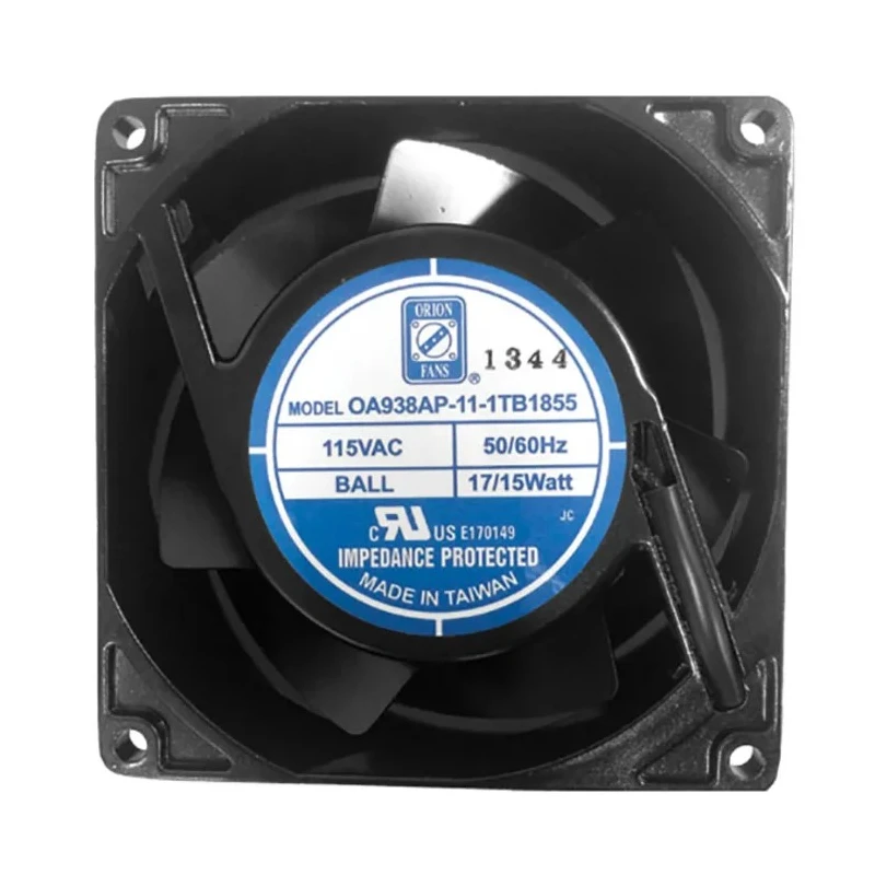 RS PRO OA938 Series AC Axial Fan 230V AC, 15 W, 93.4 m³/h, IP55, 92x92x38 mm 175-9814