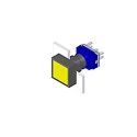 EAO Illuminated Push Button for Use with Series 61 Switch 61-1150.0