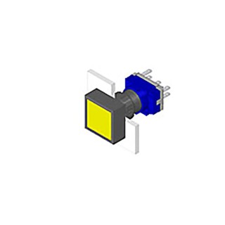EAO Illuminated Push Button for Use with Series 61 Switch 61-1150.0