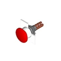 EAO Illuminated Push Button for Use with Series 61 Switch 61-1140.0