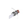 EAO Keylock Switch IP65, 1 NO/1 NC, 5A 2-Way Momentary Round Bezel Solder Terminal IP65 IP65