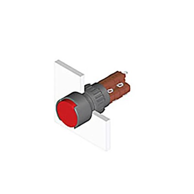 EAO Illuminated Push Button for Use with Series 51 Switch 51-272.0252