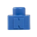 HellermannTyton Smart Meter Cable Marker, Pre-printed "N", Polyamide 66, Self-Extinguishing, 539-00001 SMCLIPN-PA66-BU