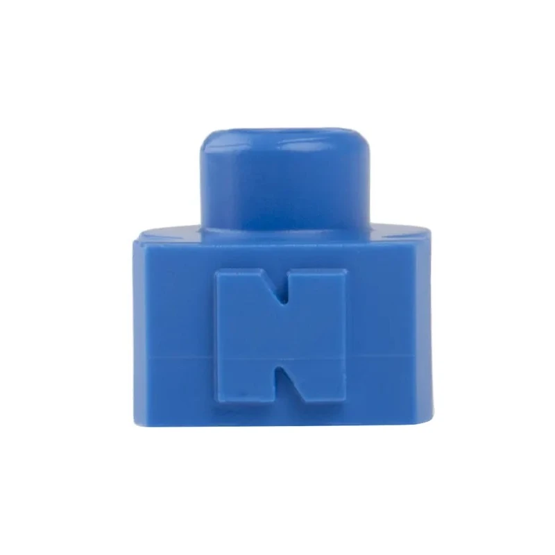 HellermannTyton Smart Meter Cable Marker, Pre-printed "N", Polyamide 66, Self-Extinguishing, 539-00001 SMCLIPN-PA66-BU