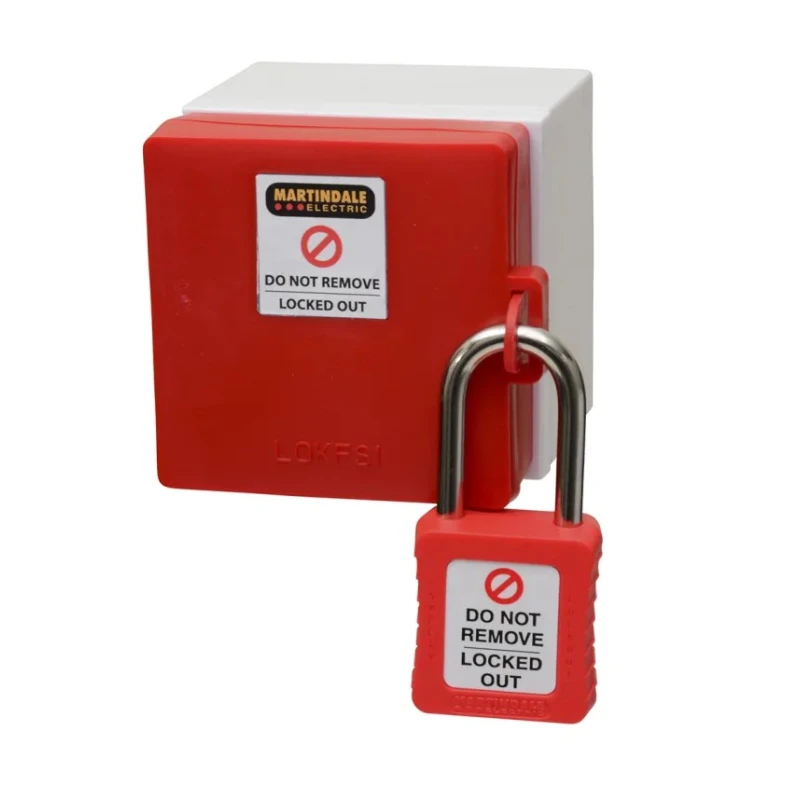 Martindale Red 1-Lock Lockout Polypropylene Lockout Device 6 mm LOKFS1
